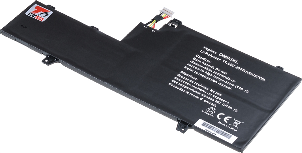 Baterie T6 Power OM03XL, 863280-855, OM03057XL, HSTNN-I04C, HSTNN-IB70, 863167-1B1, type 1