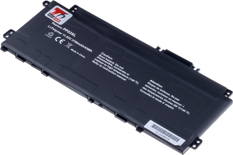 Baterie T6 Power PP03XL, PV03XL, L83393-005, L83393-006, PP03043XL, PV03043XL, M01144-005, M01144-006,  M01118-241, M01118-421, M01118-AC1, L83388-421, L83388-AC1, HSTNN-DB9X, HSTNN-LB8S, HSTNN-OB1P