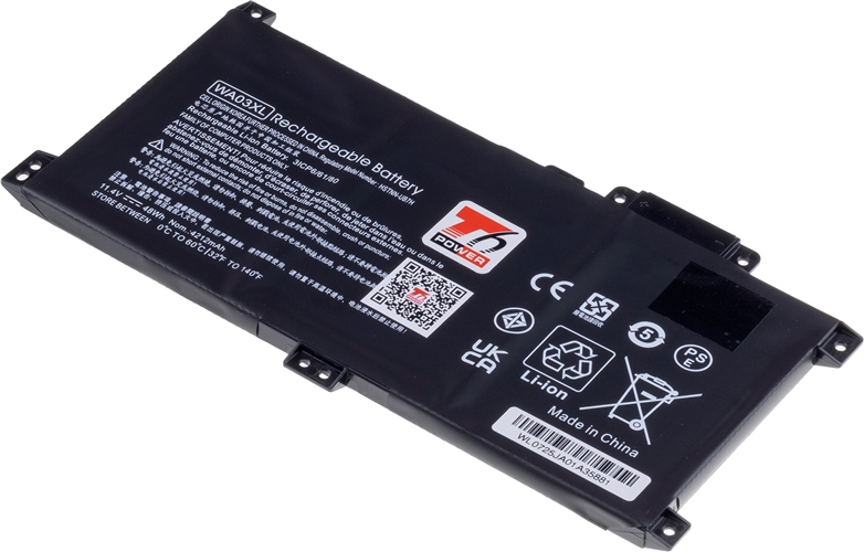 Baterie T6 Power WA03XL, 916812-855, WA03048XL, 916367-421, 916367-541, HSTNN-LB7T, HSTNN-UB7H, TPN-W126
