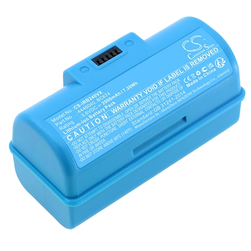 Baterie CS iRobot Braava Jet 240, Braava Jet 241, Braava Jet 244, 2000mAh, 7,2Wh, Li-ion