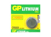 Baterie GP CR2025, DL2025, BR2025, KCR2025, LM2025, 6025, SB-T14, 3V, blistr 1ks