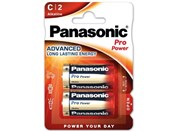 Baterie Panasonic PRO POWER C, LR14, R14, mal mono, LR15, AM2, L, MN1400, 814, E93, LR14N, 14A, 1,5V, blistr 2 ks