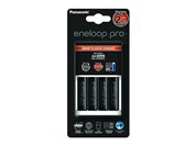 Panasonic BQ-CC55 rychlonab�je�ka + 4x AA Panasonic Eneloop Pro BK-3HCCE, BK-3HCDE, EKO, 2550mAh