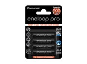 Baterie Panasonic Eneloop Pro BK-4HCCE, BK-4HCDE, AAA 930mAh, EKO blistr 4 ks