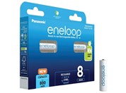 Baterie Panasonic Eneloop BK-4MCDE, AAA 800mAh, EKO blistr 8 ks